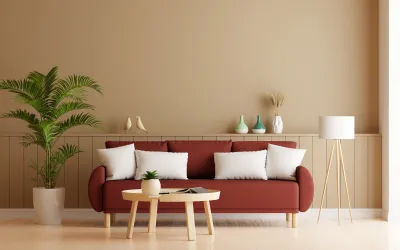 10 Stunning Coloured Concrete Wall Design Ideas For Your Lounge